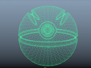 tech pokeball 3D 모델