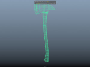 firefighter axe 3D Model
