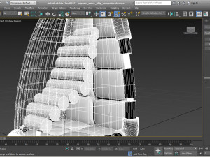 capsule spaceship and power core Modelo 3D