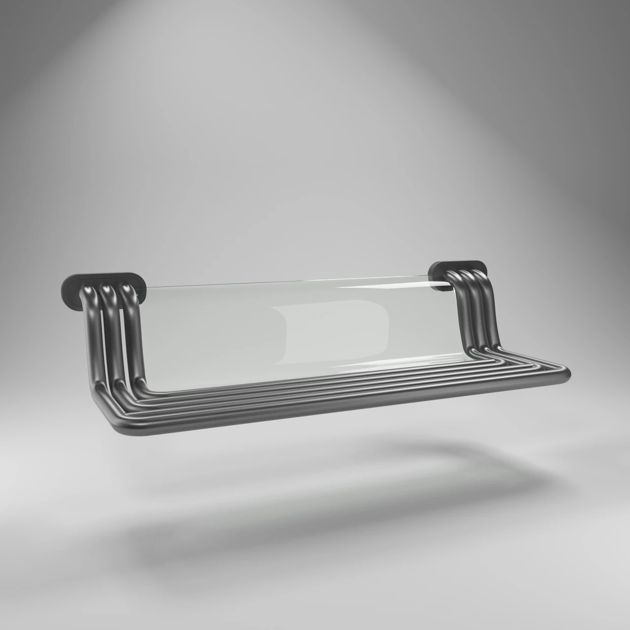 street science fiction bench 3D Model .c4d .max .obj .3ds .fbx .stl .blend 