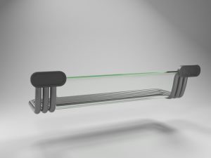 street science fiction bench 3Dモデル