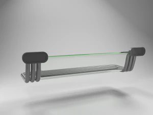 street science fiction bench 3D Model