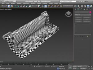 street science fiction bench 3Dモデル