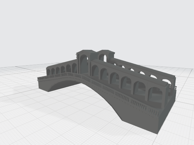ponte di rialto 3D Модель .c4d .max .obj .3ds .fbx .stl .blend 