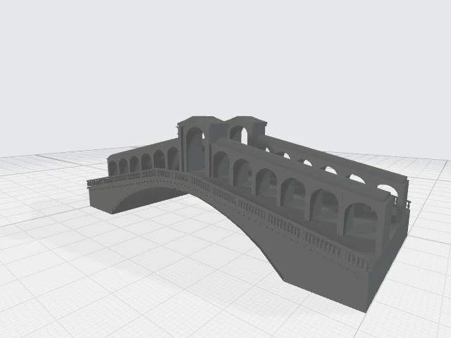 ponte di rialto 3D Model .c4d .max .obj .3ds .fbx .stl .blend 