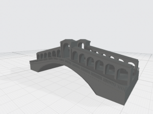 ponte di rialto 3D 모델