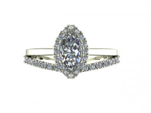 ring for marquise 3D 모델