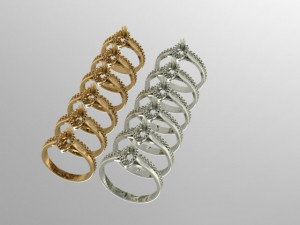 ring for marquise 3D 모델