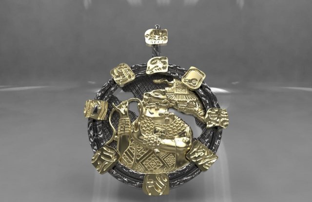 pendant maya 3D Model .c4d .max .obj .3ds .fbx .stl .blend 