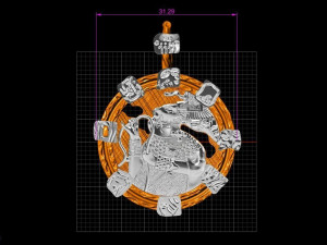 pendant maya 3D Model