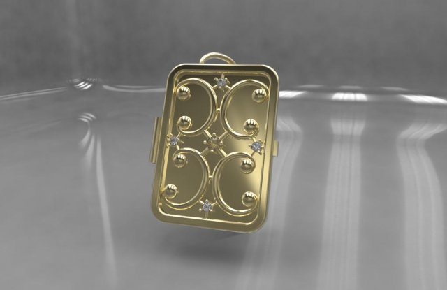 pendant under the photo Model 3D .c4d .max .obj .3ds .fbx .stl .blend