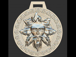 アミュレットダジボグ 3Dモデル