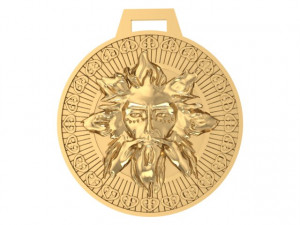 amulet dazhdbog 3D 모델