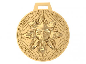 amulet dazhdbog 3D Model