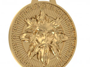 amulet dazhdbog 3D Model
