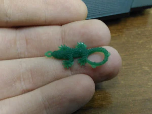 golden lizard 3D Print Model