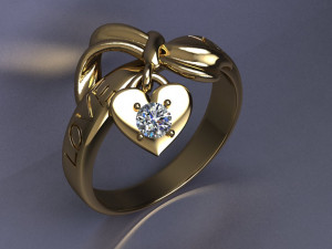 ring love Model 3D
