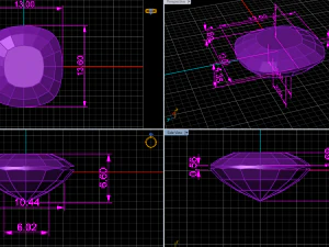 kochutt ring with petals 3D Model
