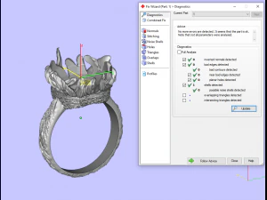kochutt ring with petals 3D Model