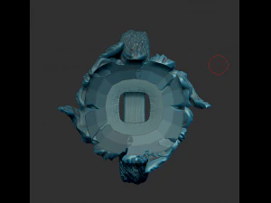 kochutt ring with petals 3D Model