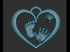 heart pendant 3D Model