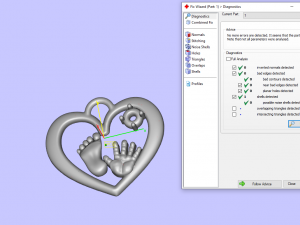 heart pendant Modèle 3D