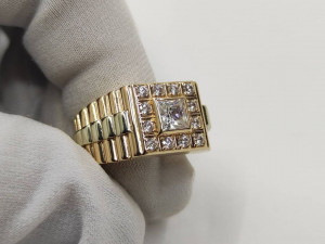 signet ring 3d print model Modello 3D
