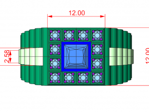 signet ring 3d print model Modello 3D