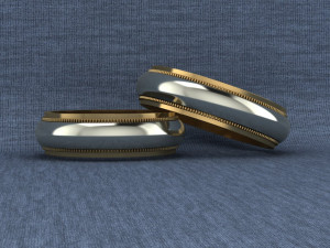 tiffany rings 3d print model Model 3D