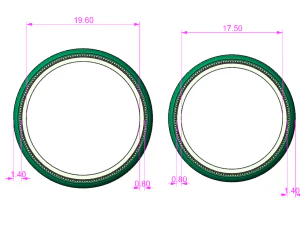 tiffany rings 3d print model 3D Model