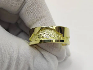 Anello con montagne Modello di stampa 3D