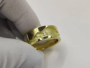 Ring with mountains 3D Print Model