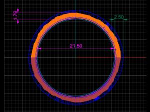 Ring with mountains 3D 프린트 모델