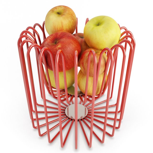corbel of apples 3D 模型 .c4d .max .obj .3ds .fbx .stl .blend 