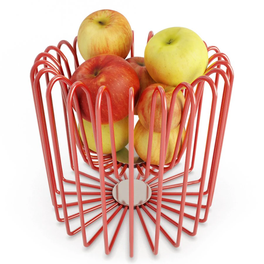 corbel of apples 3D Model .c4d .max .obj .3ds .fbx .stl .blend 