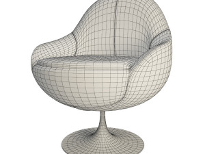 comete swivel armchair 3D Model