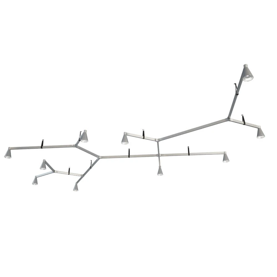 austere ceiling lamp 3D Model .c4d .max .obj .3ds .fbx .stl .blend 