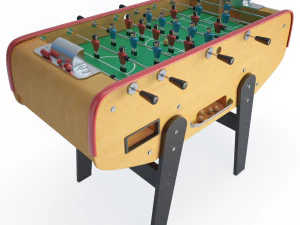 Babyfuß aus Holz 3D Modell