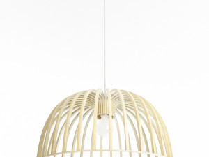wooden pendant lamps Model 3D