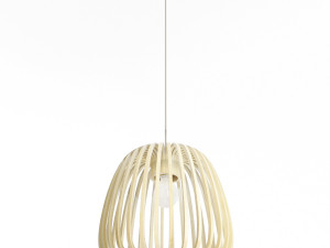 wooden pendant lamps Model 3D