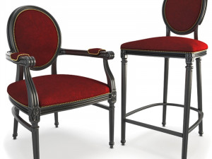 louis vuitton side chair Gratis Modello 3D in Sedia 3DExport