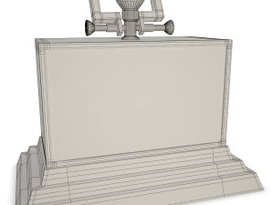 classic bedroom 3D-Modell