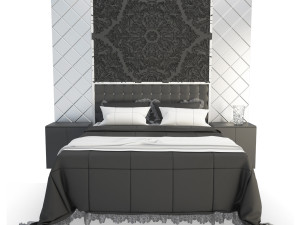 classic bedroom 3D-Modell