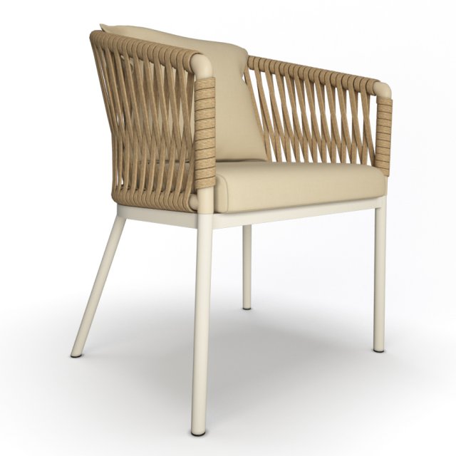 bitta braided chair 3Dモデル .c4d .max .obj .3ds .fbx .stl .blend 