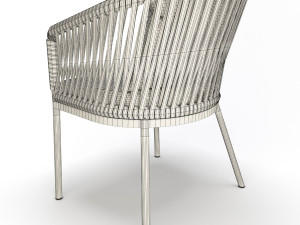 bitta braided chair 3Dモデル