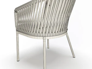 bitta braided chair 3D Model