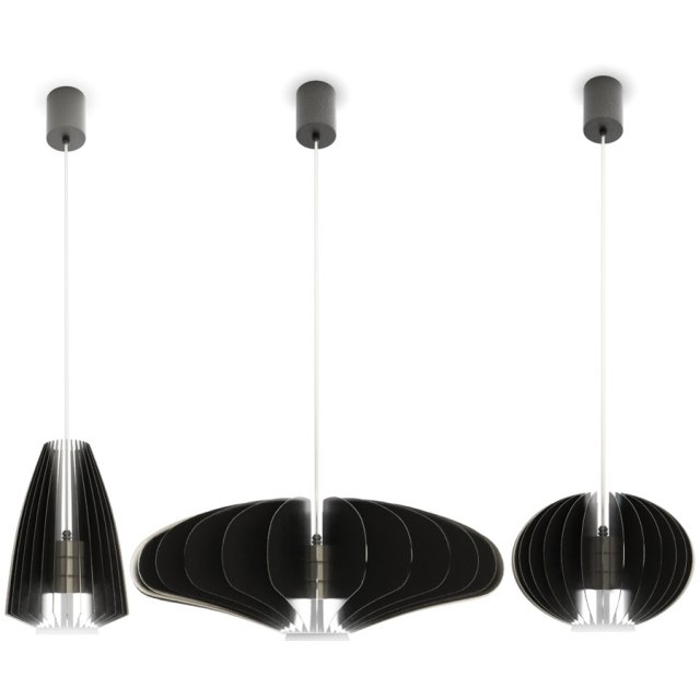 blume collection 5 pendant lamps 3D Model .c4d .max .obj .3ds .fbx .stl .blend 