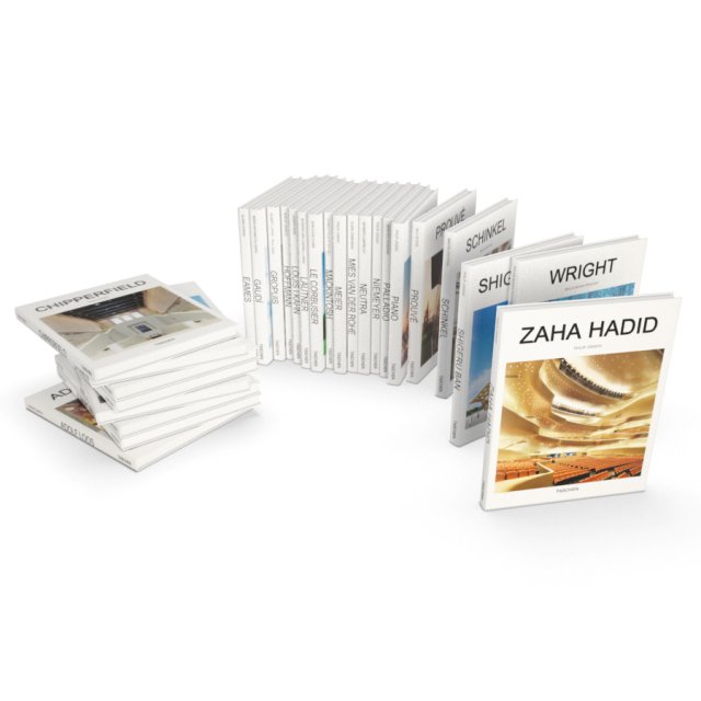 architect books Modelo 3D .c4d .max .obj .3ds .fbx .stl .blend 