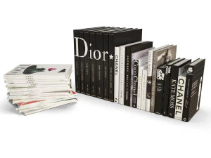 fashion books 3D Model