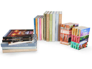 여행 서적 3D 모델